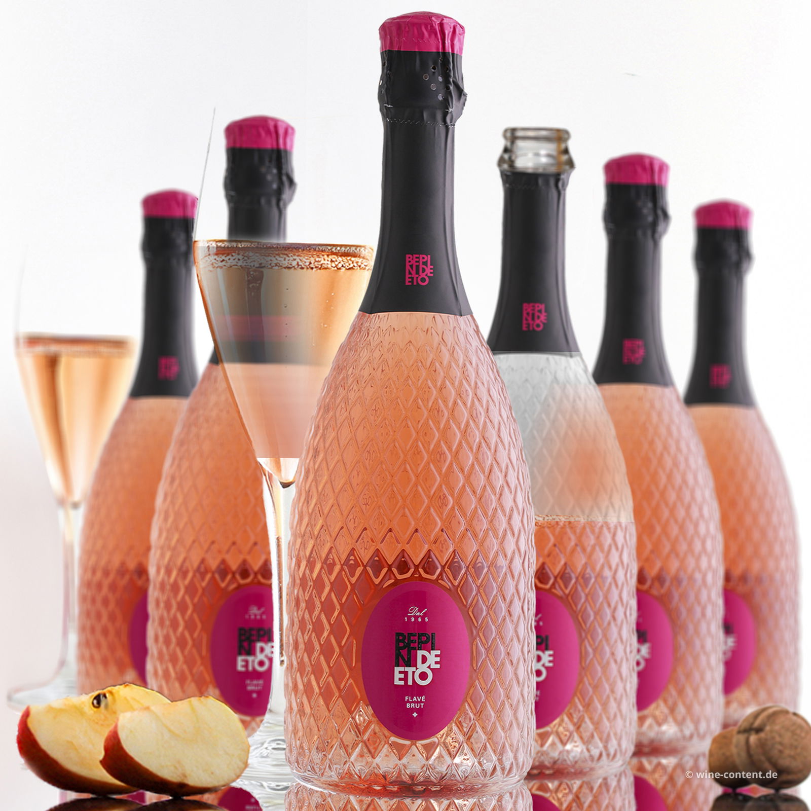 6er-Sparpaket Spumante Rosato 2025 Flavé Brut