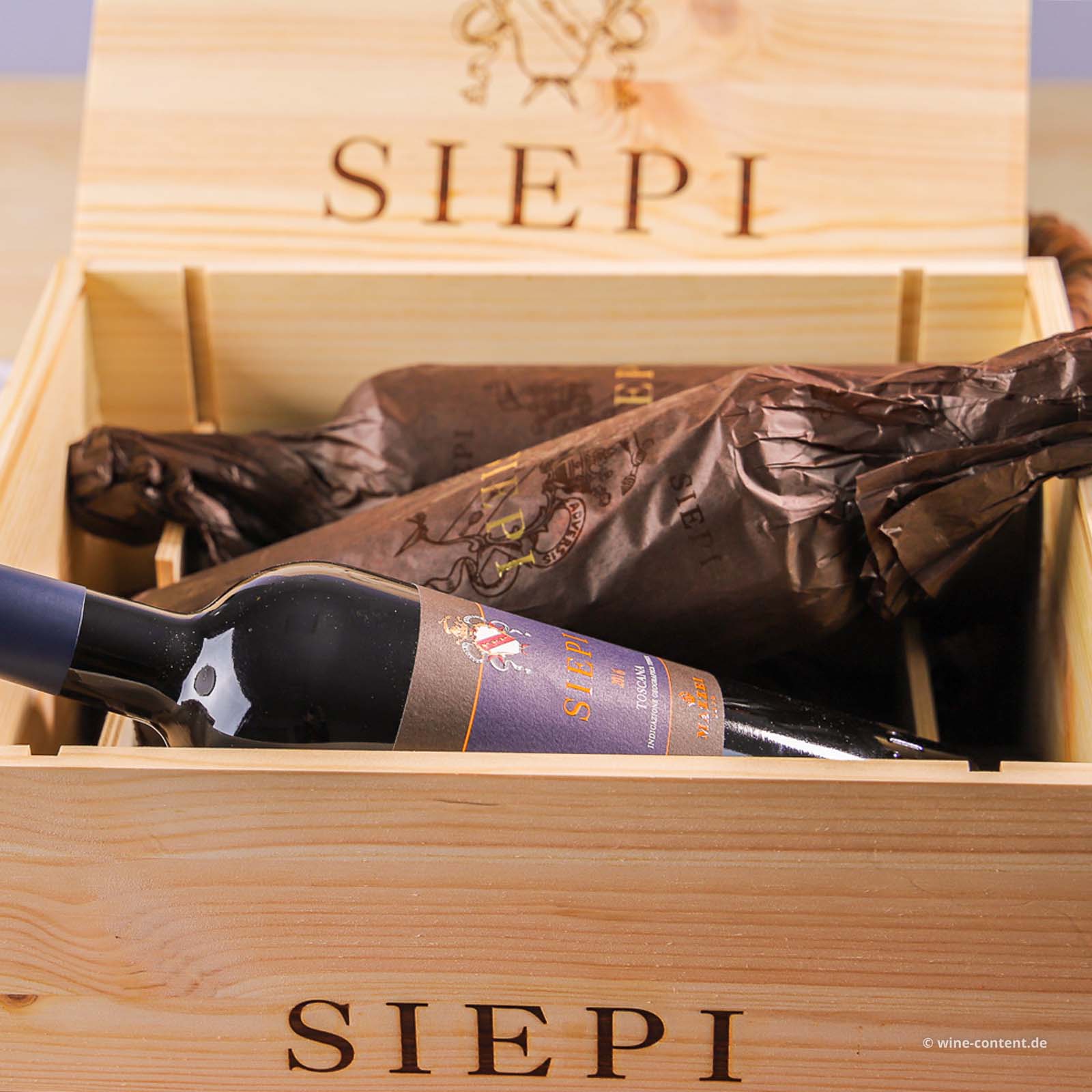 6er-Holzkiste Siepi 2016