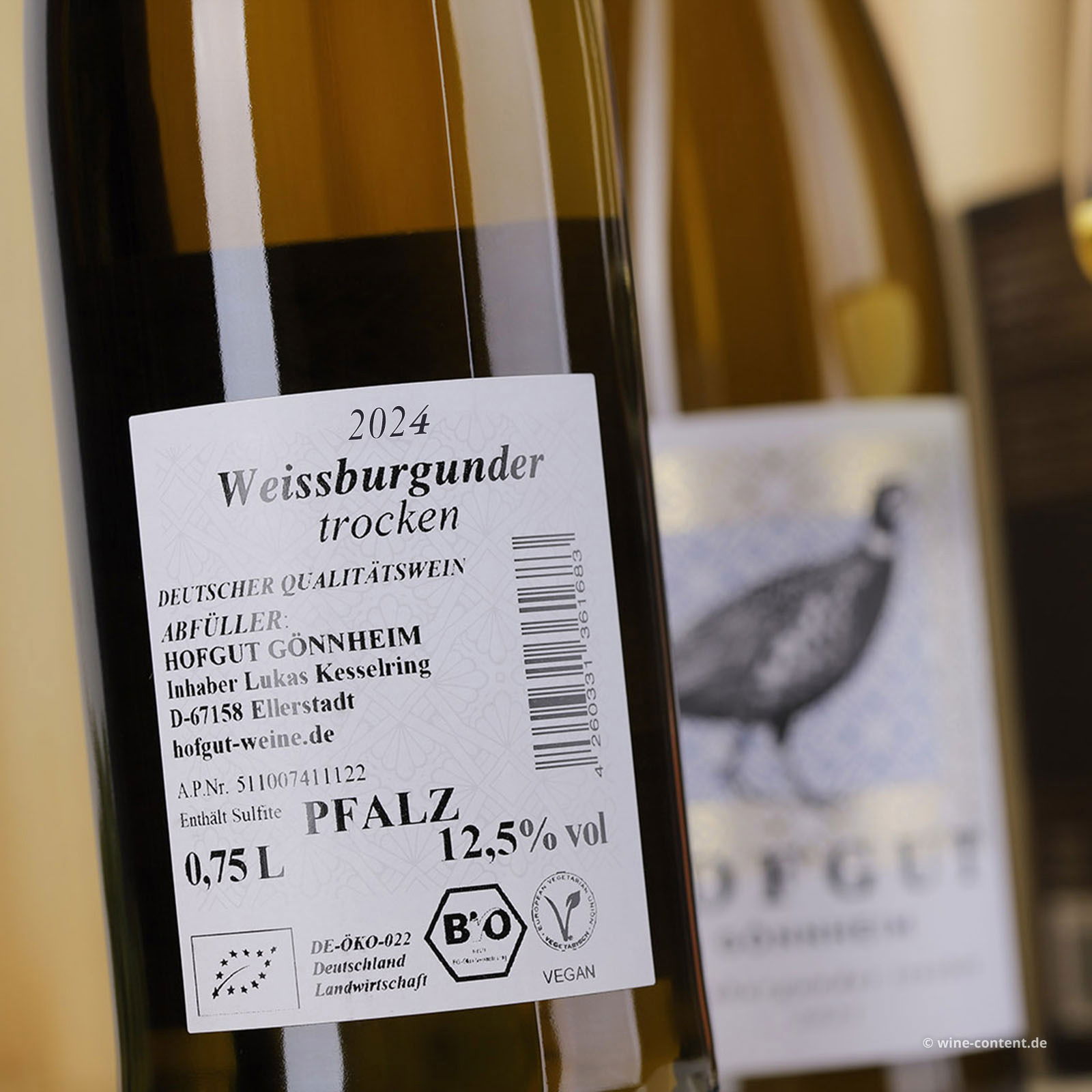 6er-Sparpaket Weißburgunder 2024 Gönnheim Bio
