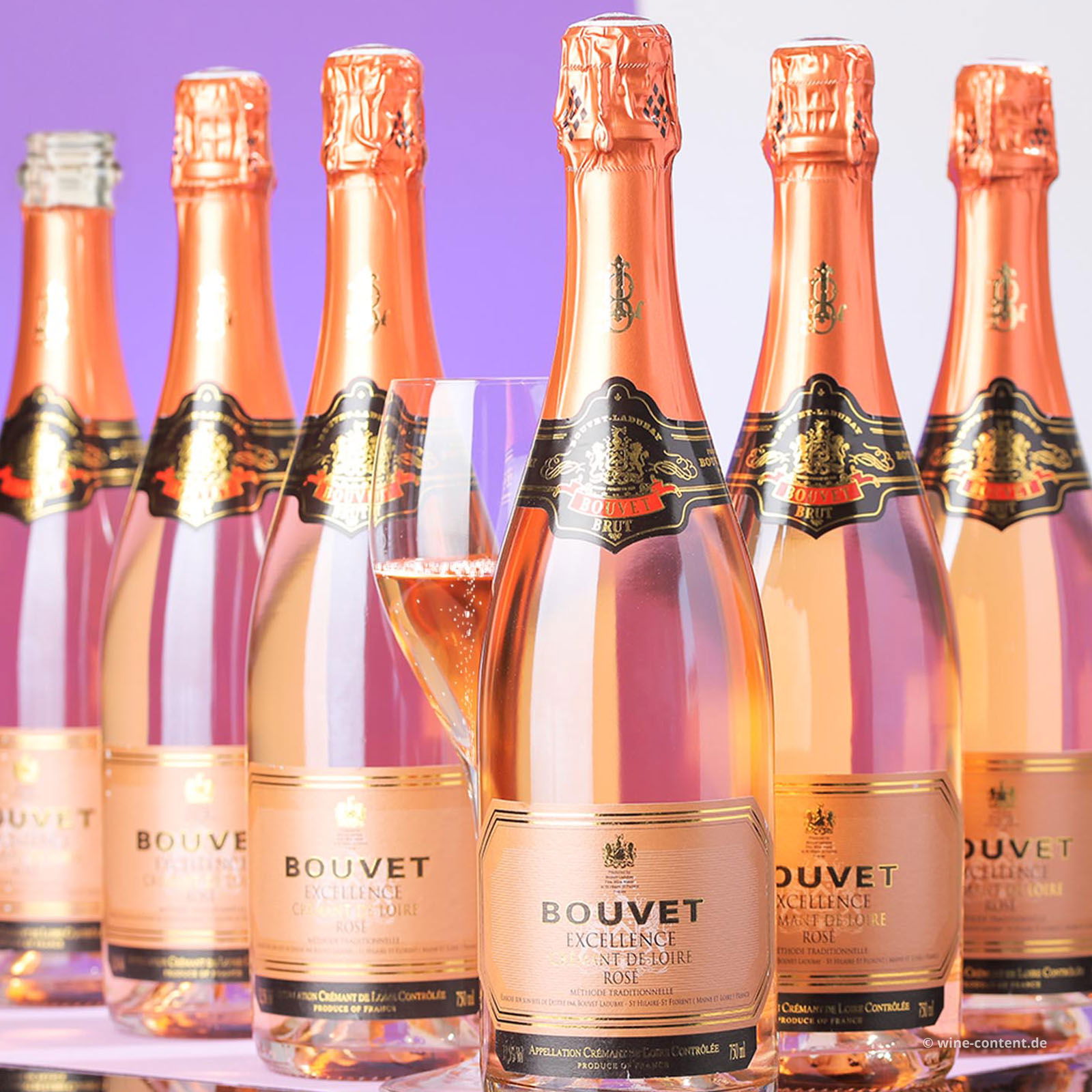 6er-Sparpaket Crémant de Loire Rosé Excellence Brut