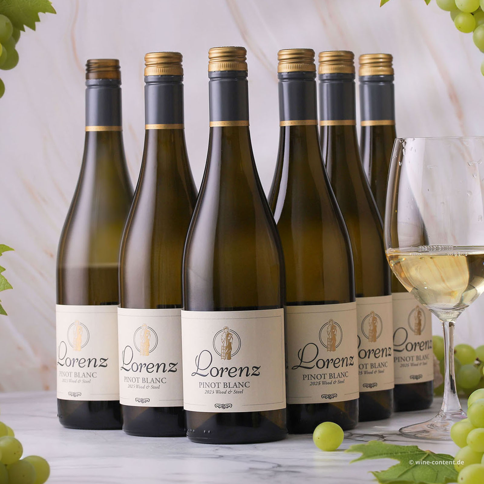 6er-Sparpaket Pinot Blanc 2025 Wood & Steel