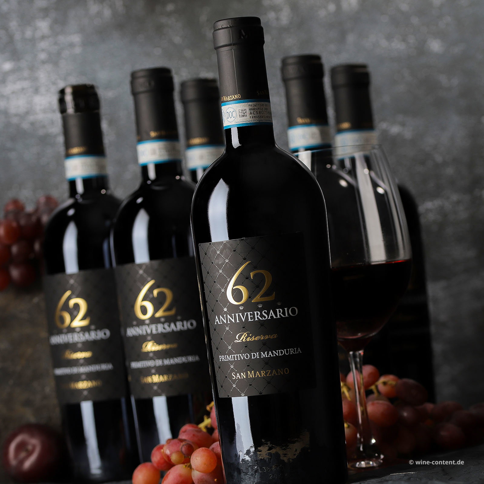 6er-Sparpaket Primitivo di Manduria Riserva 2019 Anniversario 62