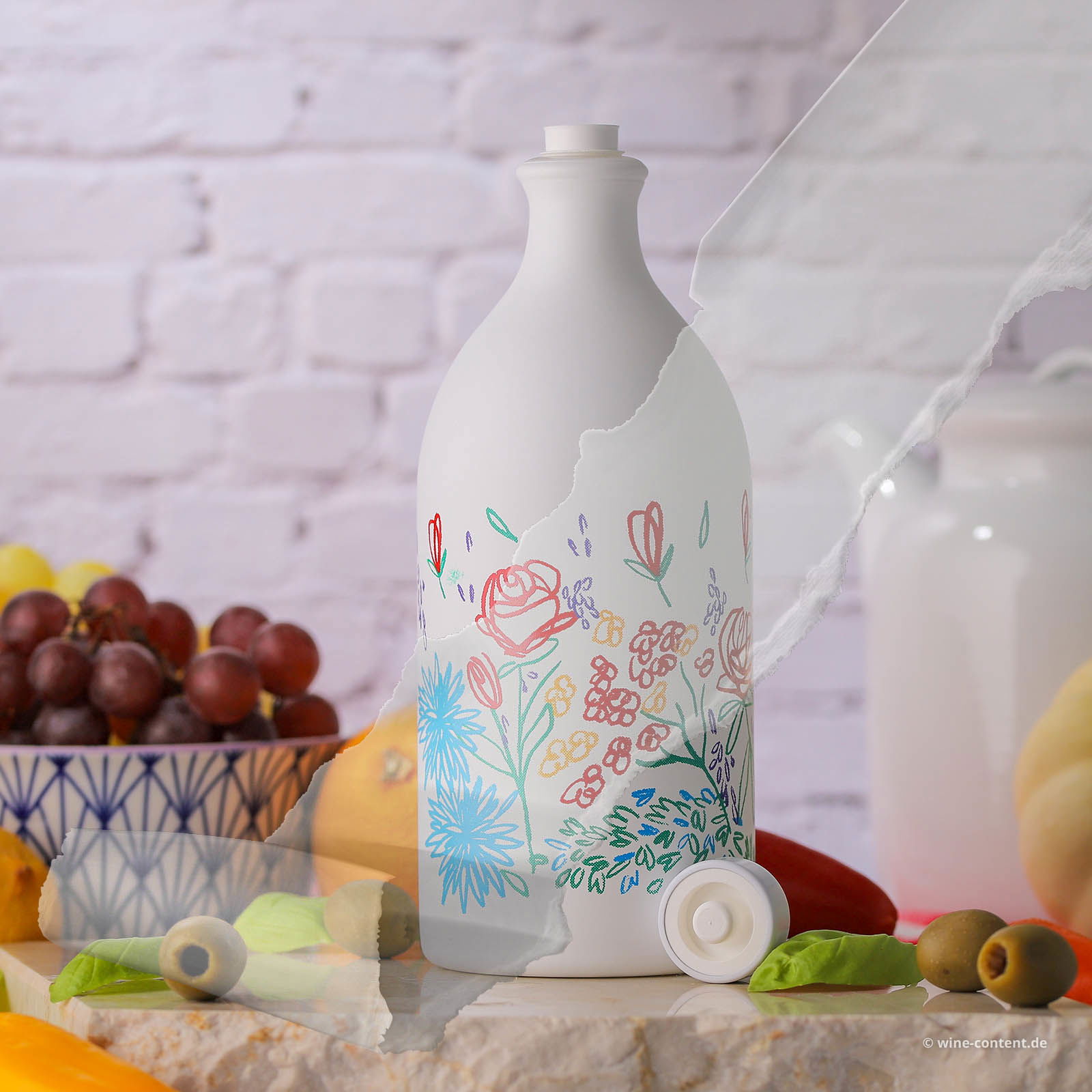 0,5 L Olivenöl Extra Vergine 2024 Fruttato Intenso Coolors Fiorato (Lagerschaden)