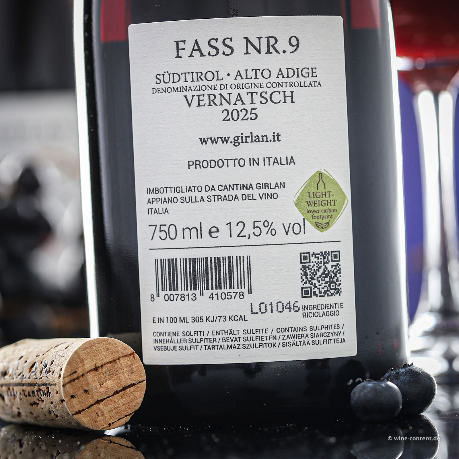 Vernatsch 2025 Fass Nr. 9