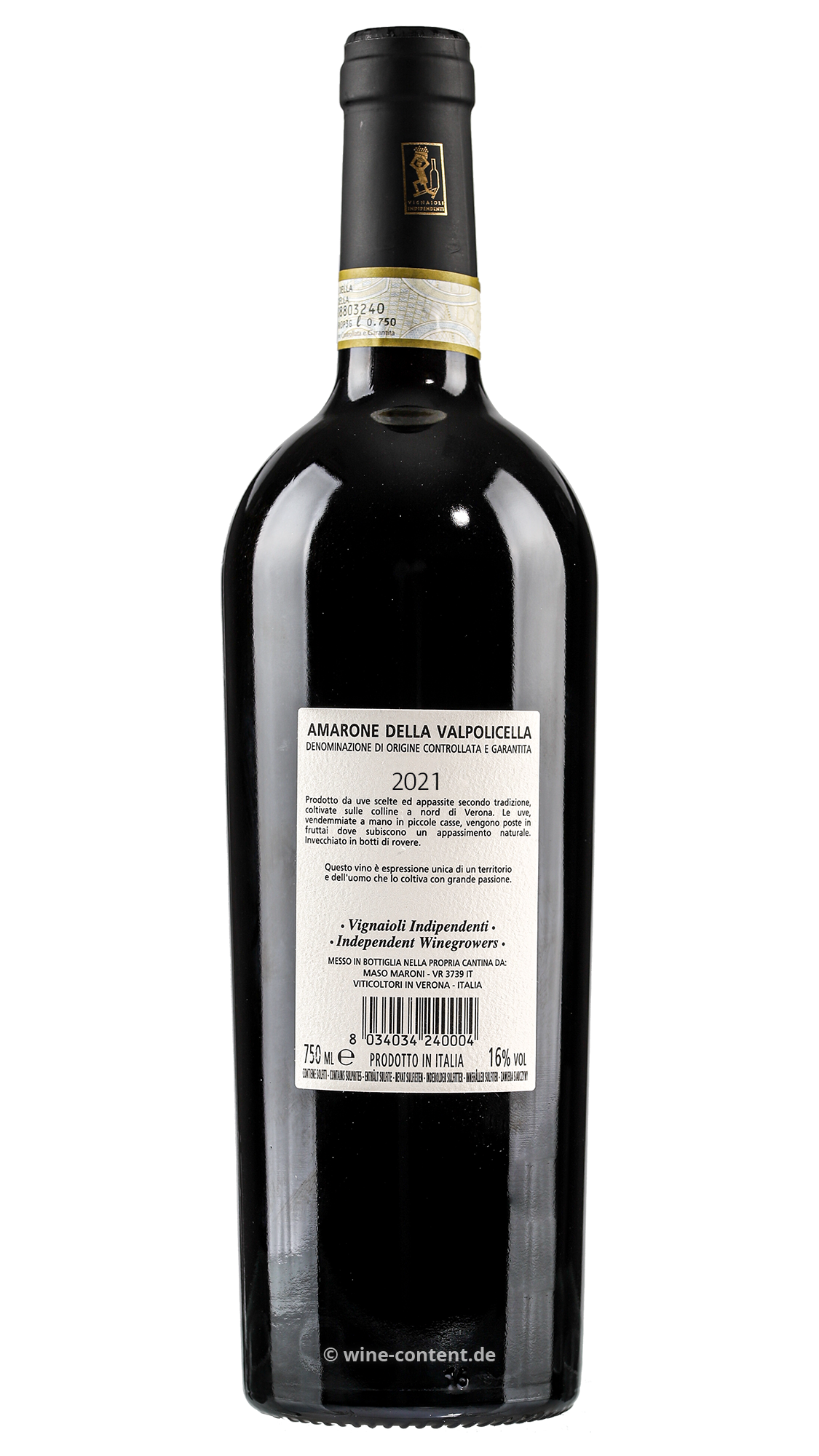 Amarone 2021 Maso Maroni