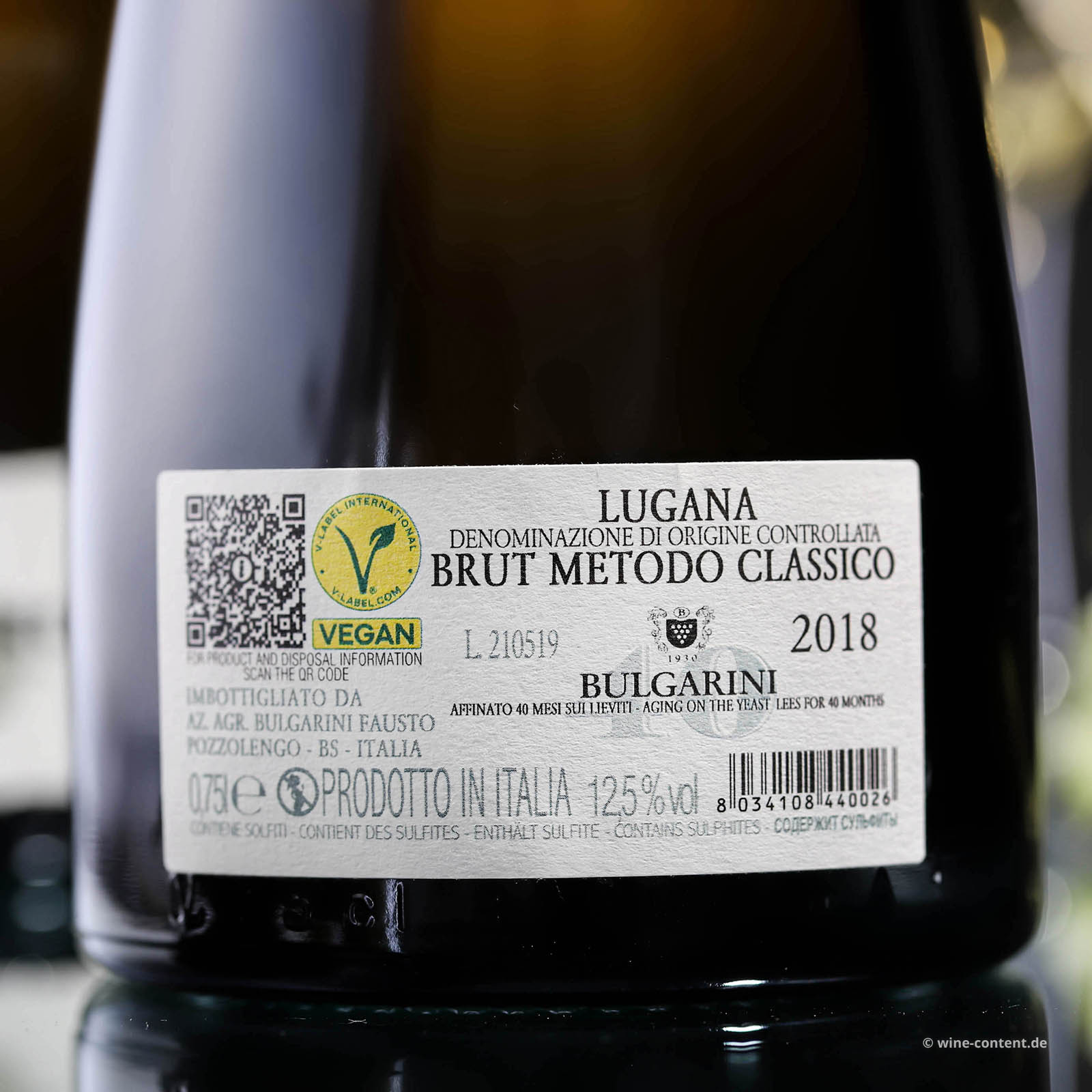 Lugana Spumante 2018 40 mesi Brut