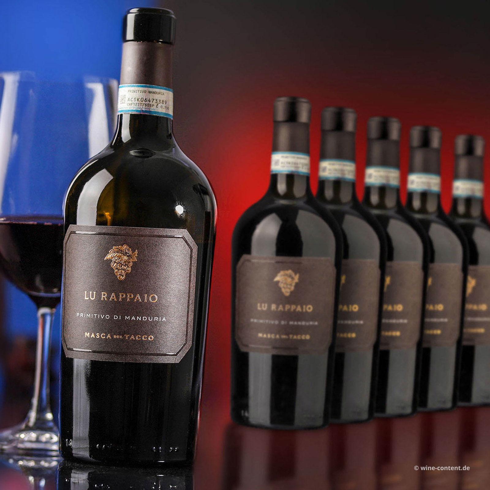 6er-Sparpaket Primitivo di Manduria 2024 Lu Rappaio