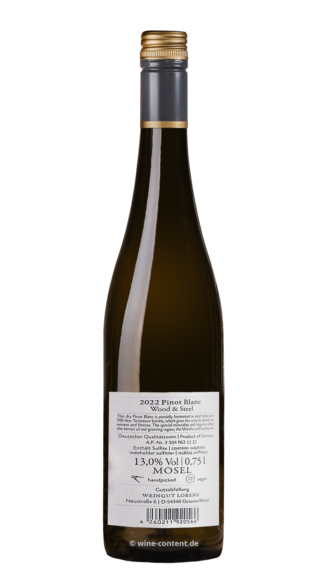 6er-Sparpaket Pinot Blanc 2022 Wood & Steel