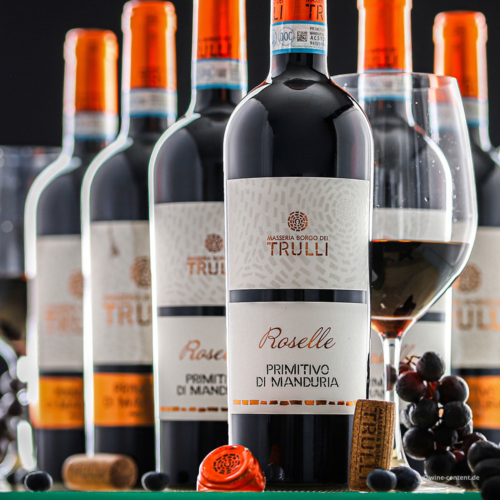 6er-Sparpaket Primitivo di Manduria 2024 Roselle 6er-Sparpaket Primitivo di Manduria 2024 Roselle