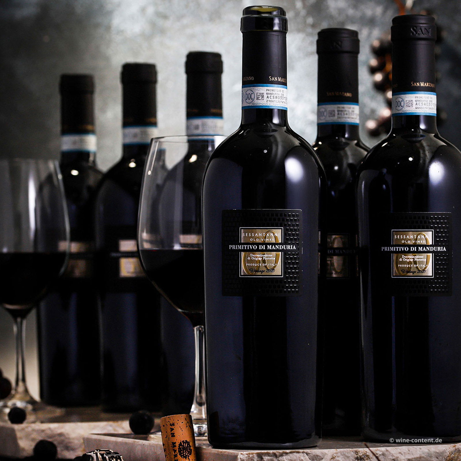 6er-Sparpaket Primitivo di Manduria 2020 Sessantanni