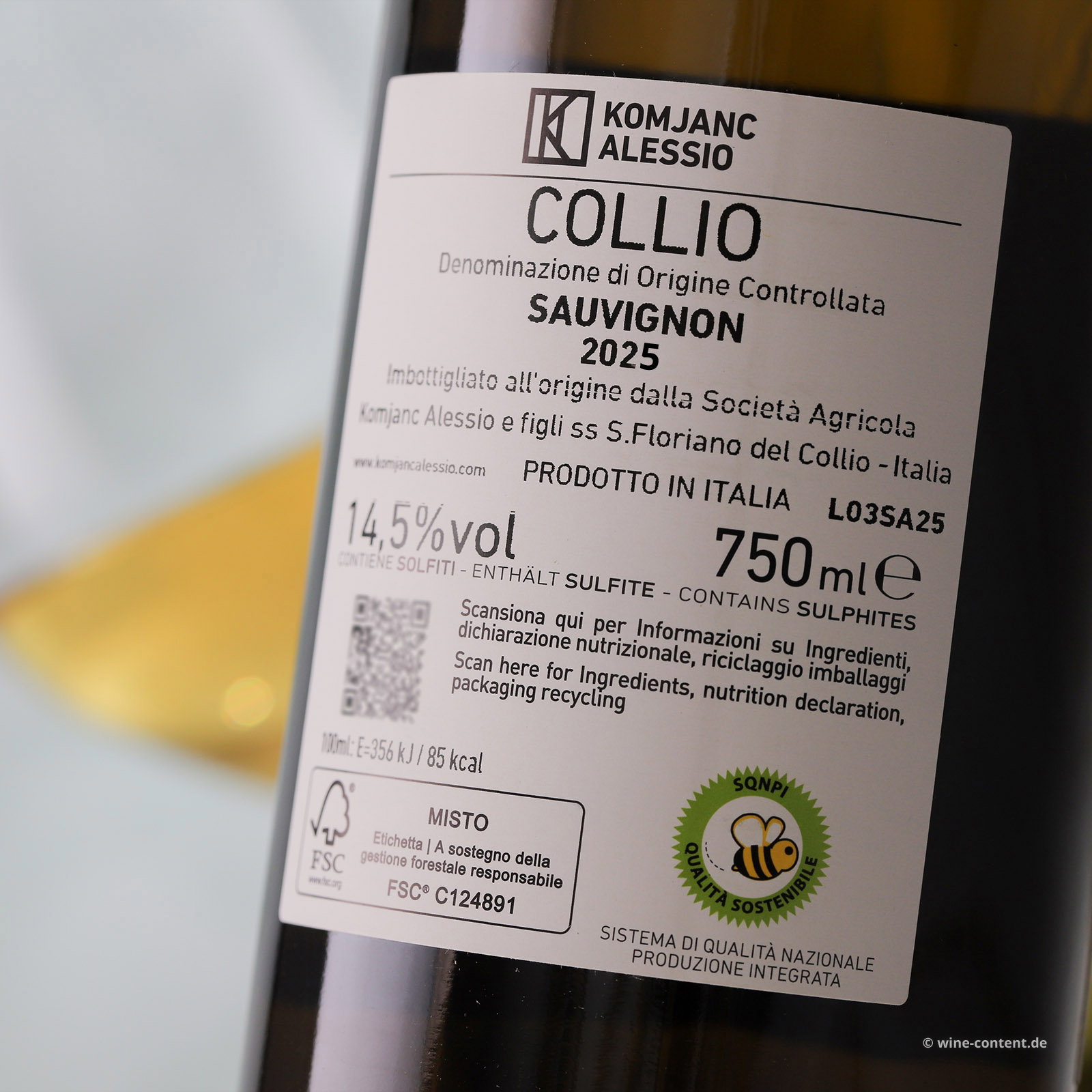 Sauvignon Blanc Collio 2025