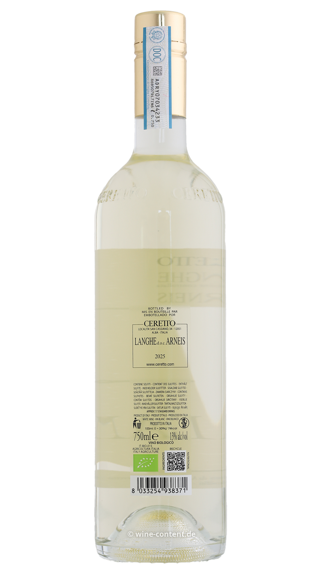 6er-Sparpaket Arneis Langhe 2025 Blangé
