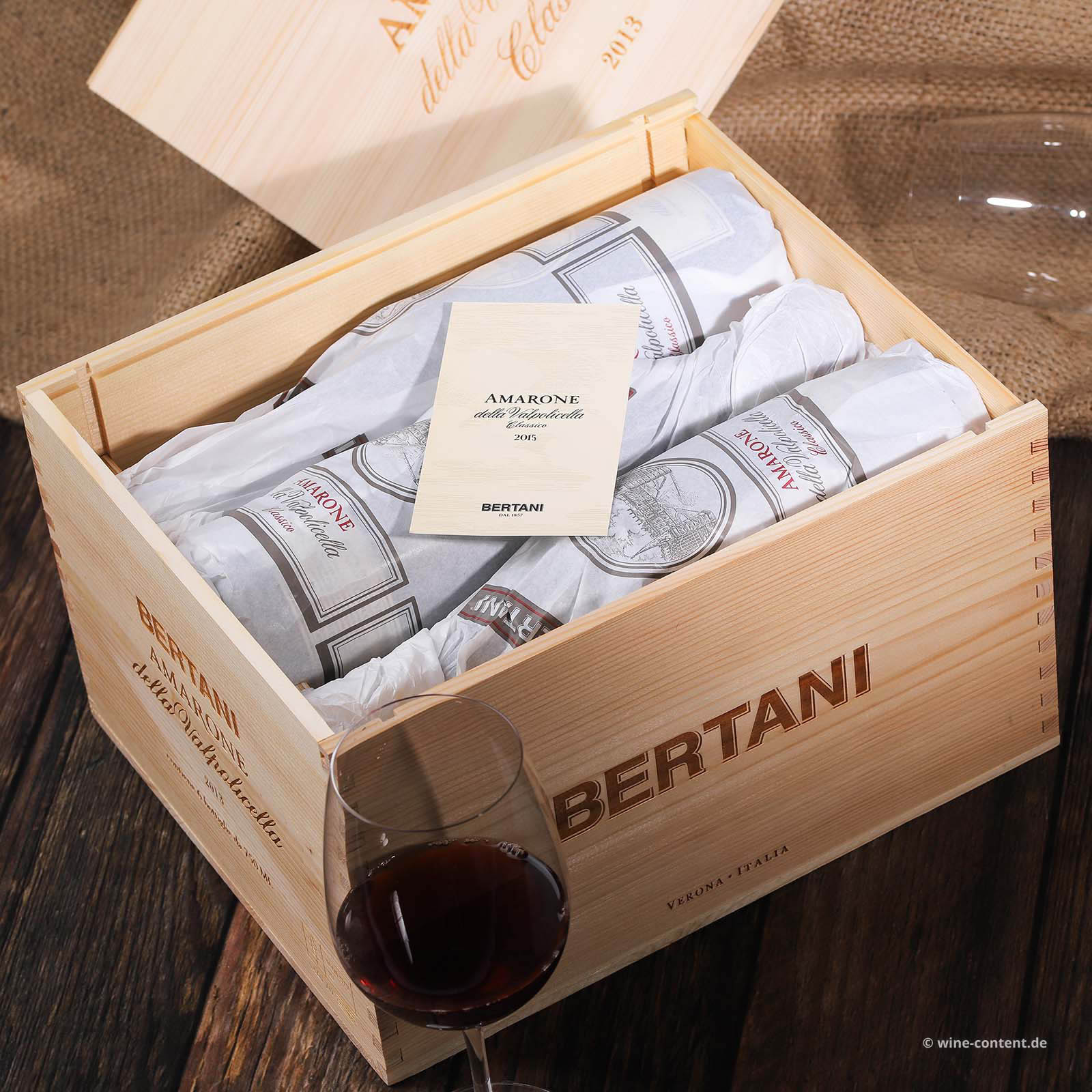 6er-Holzkiste Amarone Classico 2016