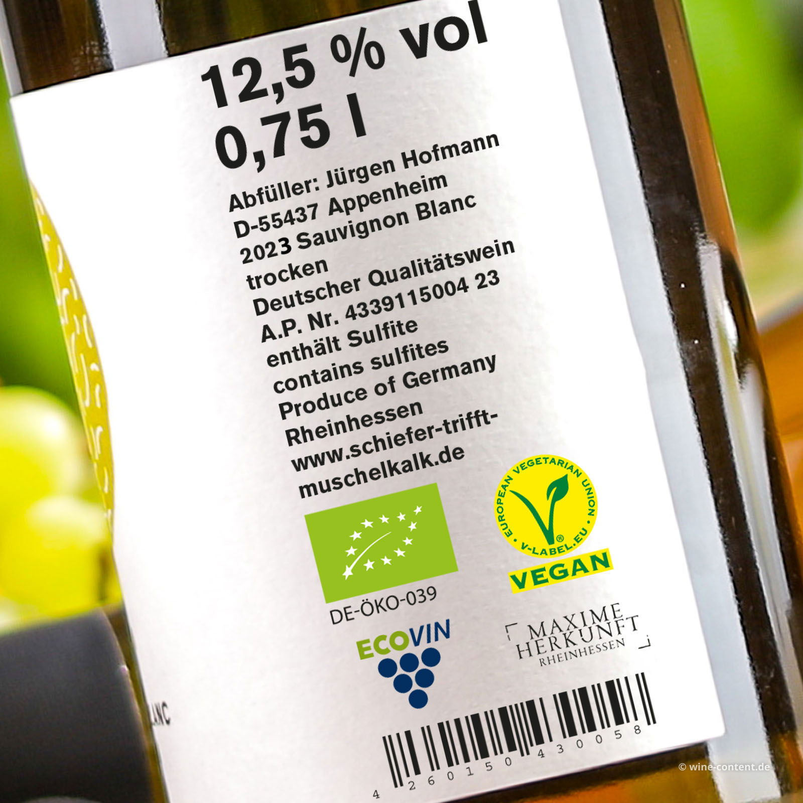 Sauvignon Blanc 2024 Kiwi Bio