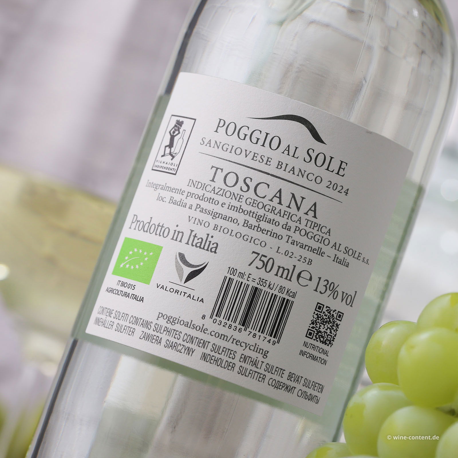 Sangiovese Bianco Toscana 2024 Bio