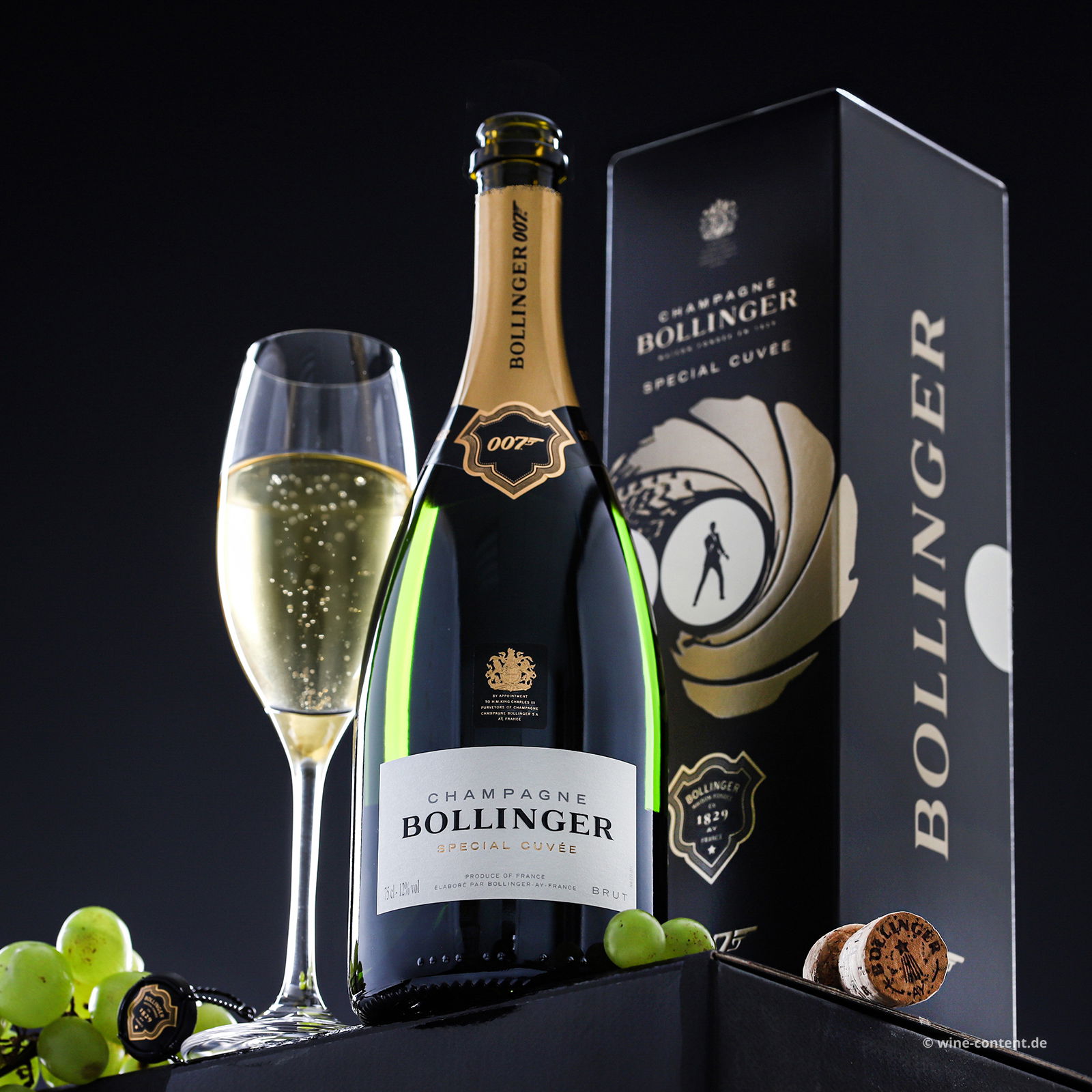 Champagner Special Cuvée Brut Limited Edition James Bond 007 Champagner Special Cuvée Brut Limited Edition James Bond 007