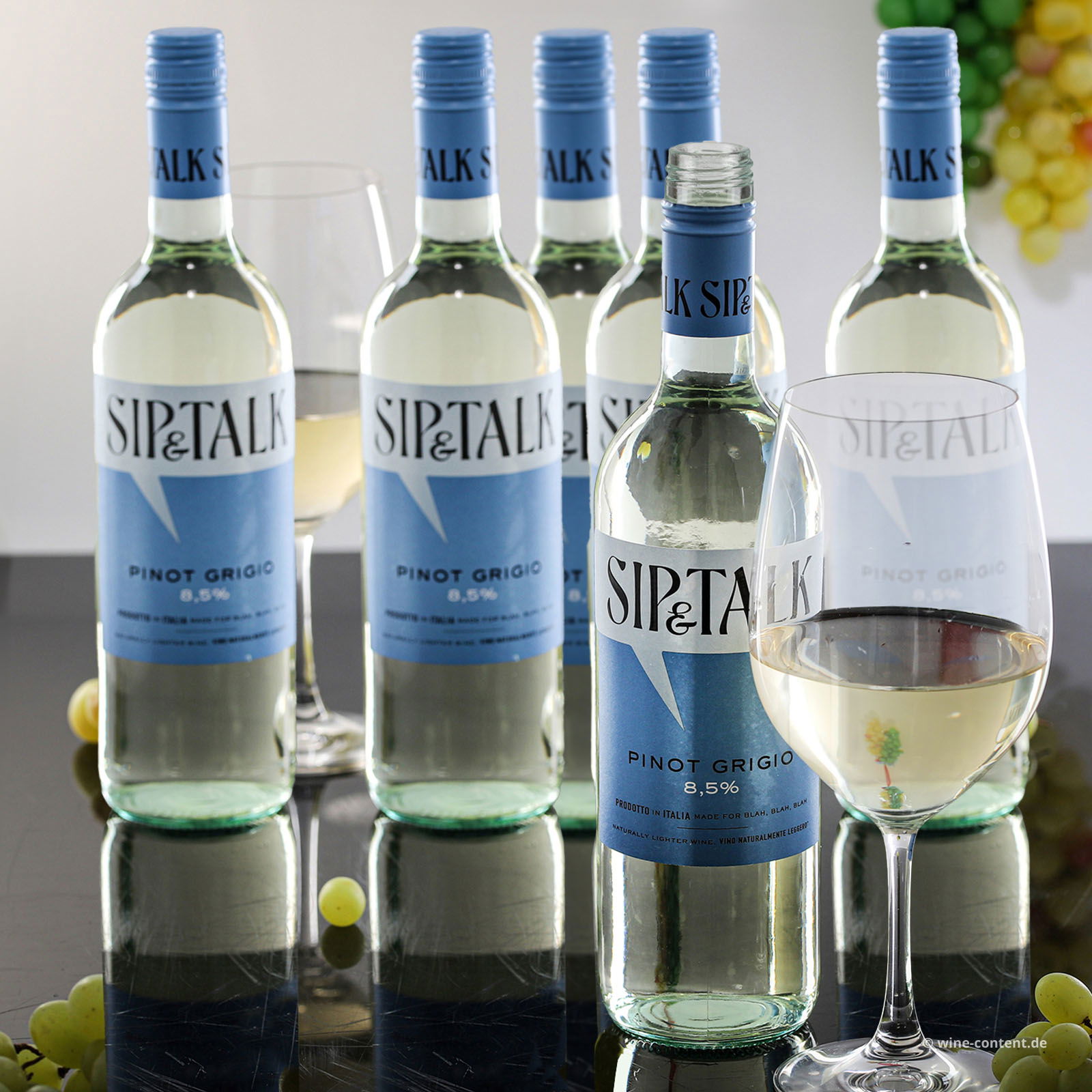 5+1 Sparpaket Pinot Grigio 2024 Sip & Talk 8,5%