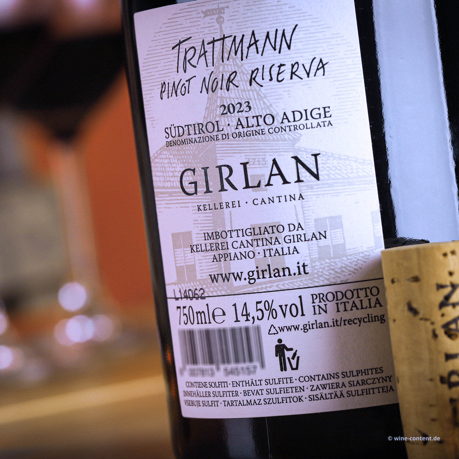 Pinot Noir Riserva 2023 Trattmann