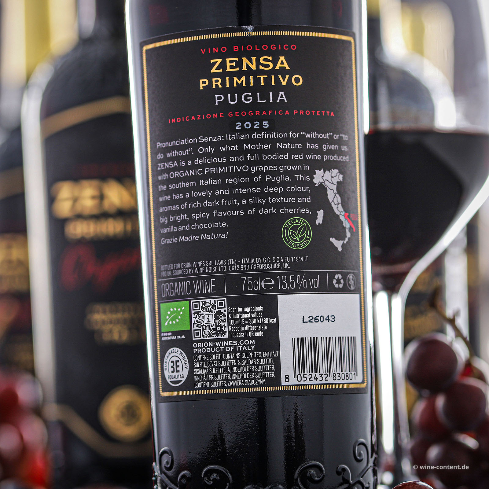 6er-Sparpaket Primitivo 2025 Zensa Bio