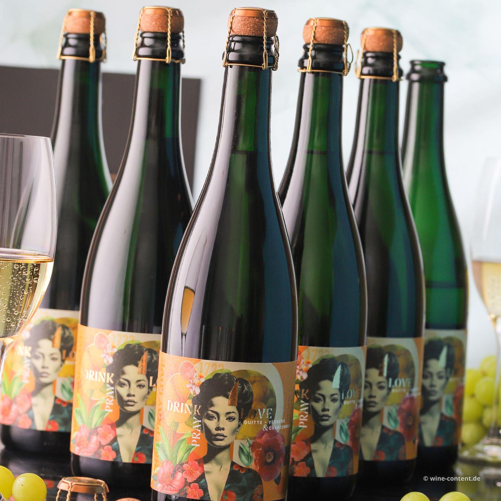 6er-Sparpaket Drink Pray Love Quitte, Verbene & Chardonnay