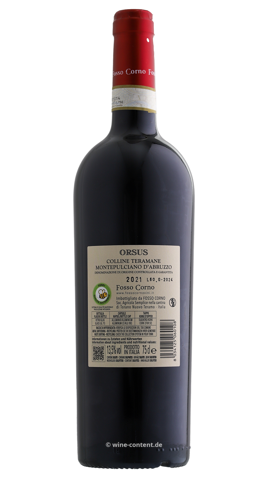 6er-Sparpaket Montepulciano d'Abruzzo 2021 Orsus
