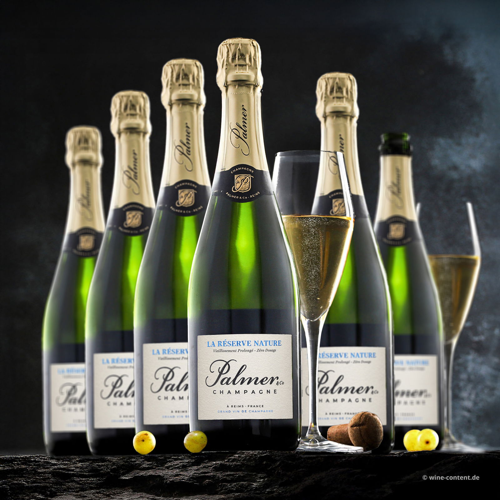 5+1 Sparpaket Champagner La Réserve Brut Nature 5+1 Sparpaket Champagner La Réserve Brut Nature
