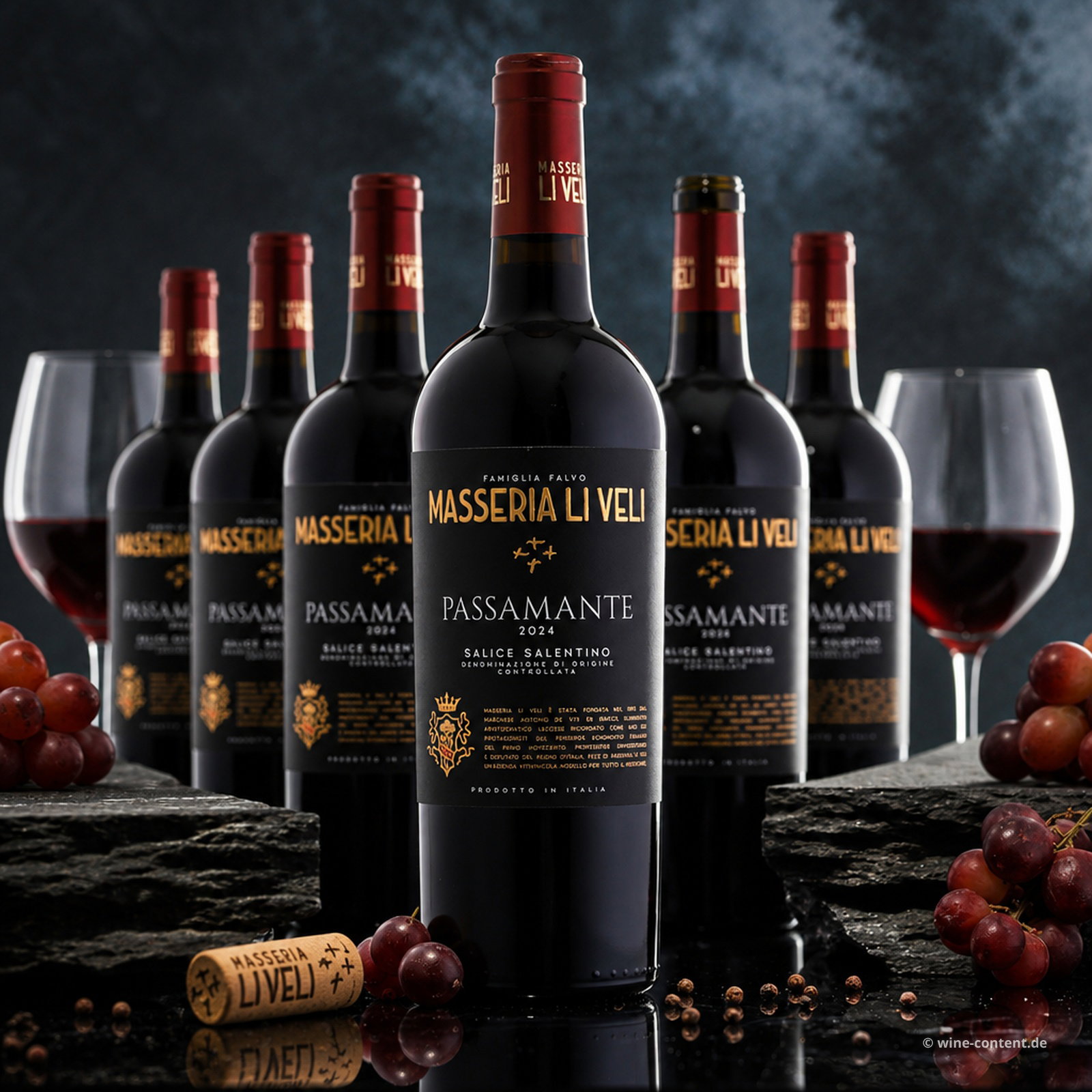 6er-Sparpaket Negroamaro Salice Salentino 2024 Passamante