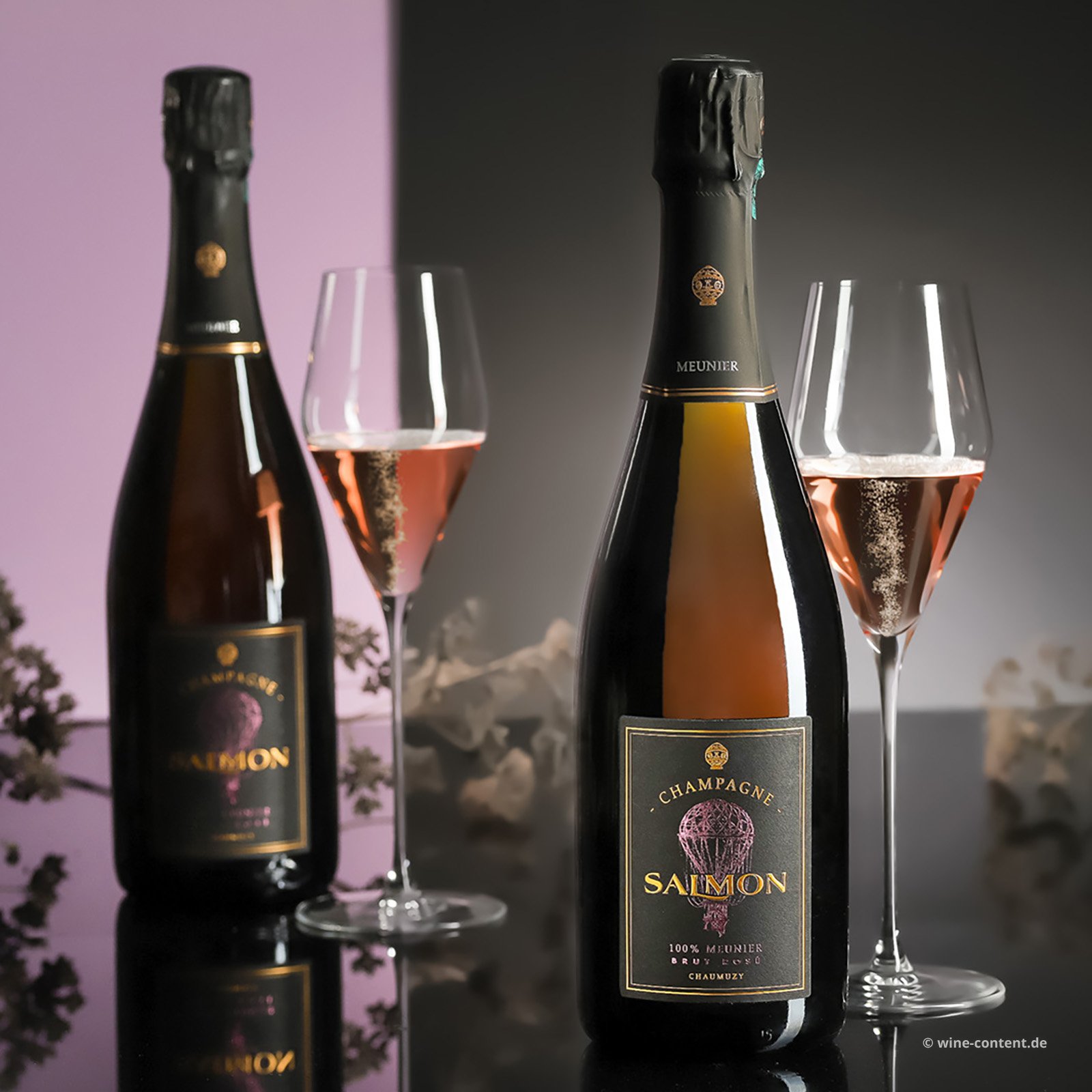 Champagner 100% Meunier Rosé Brut