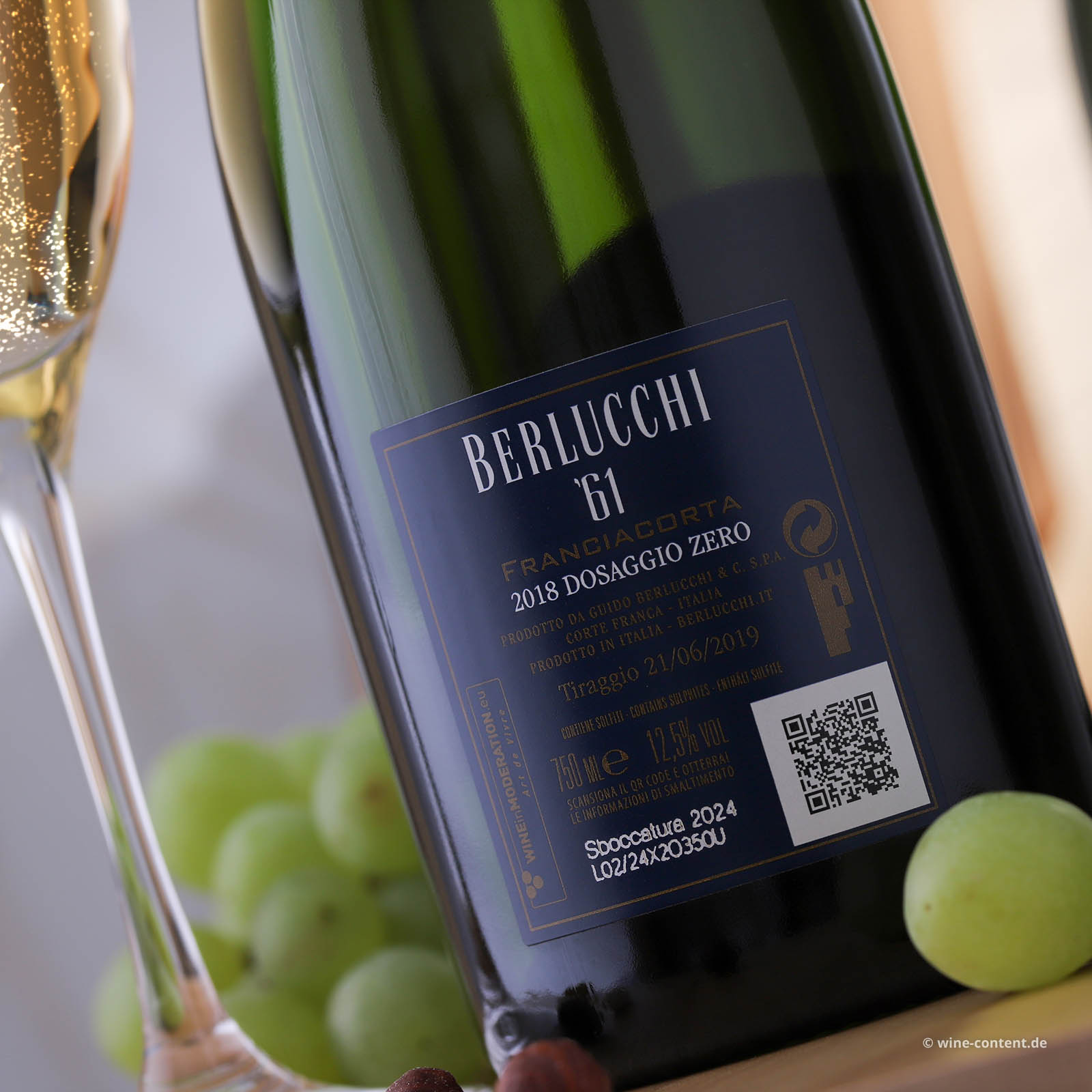 '61 Franciacorta Nature 2018 Blanc de Blancs Millesimato