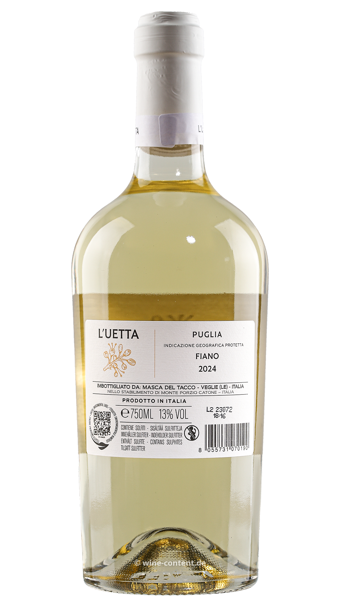 Fiano Puglia 2024 L´Uetta