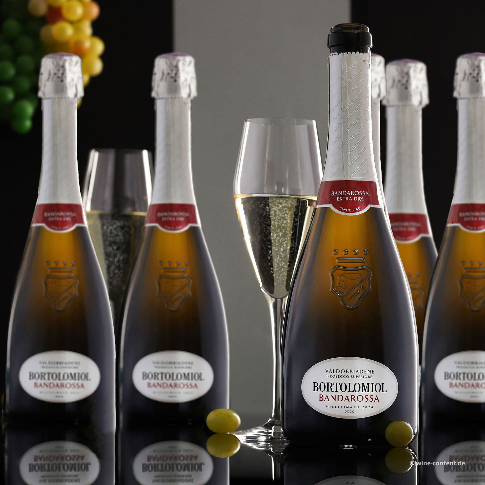6er-Sparpaket Prosecco Valdobbiadene Superiore 2024 Bandarossa Extra Dry