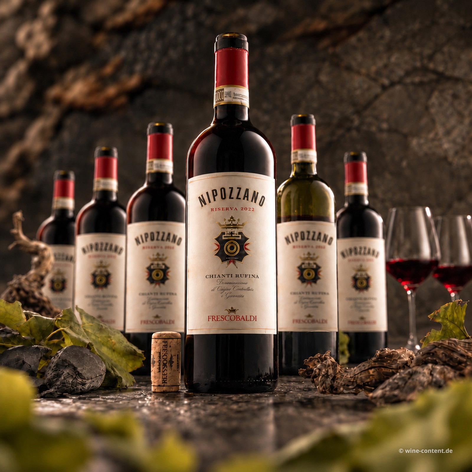 6er-Sparpaket Chianti Rufina Riserva 2022 Nipozzano