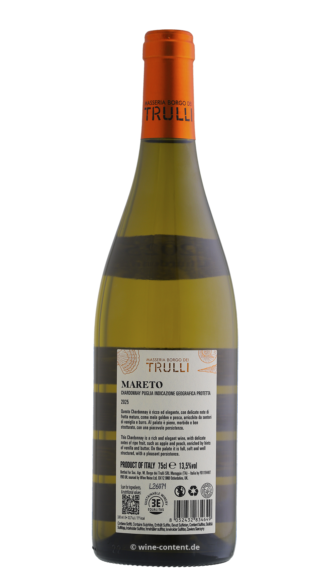 6er-Sparpaket Chardonnay Puglia 2025 Mareto
