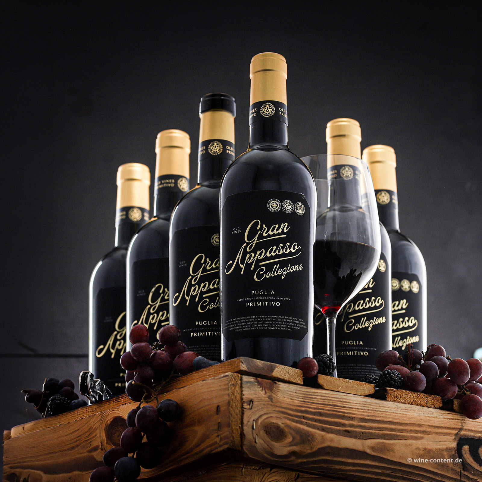 6er-Sparpaket Primitivo 2024 Gran Appasso Collezione