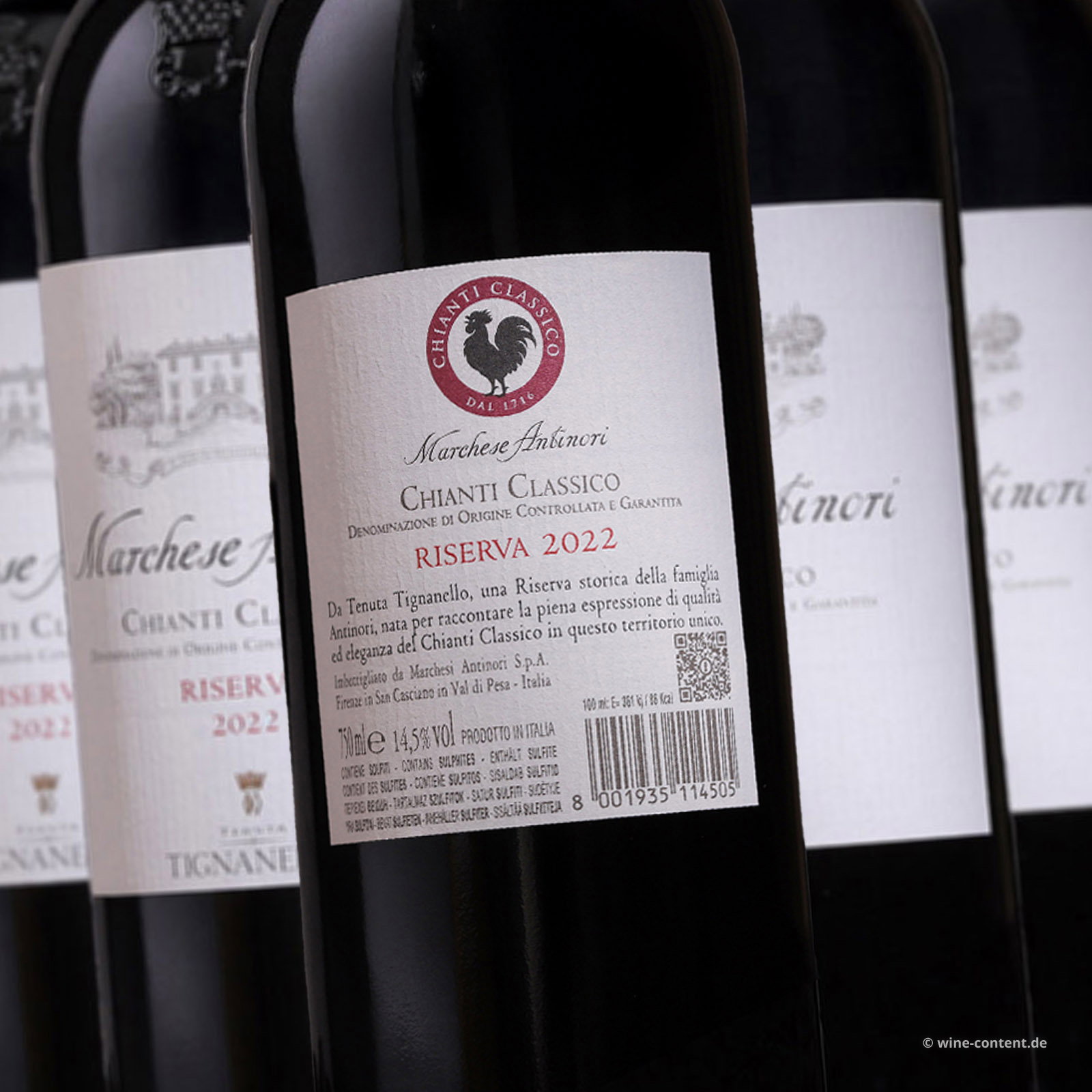 6er-Sparpaket Tenuta Tignanello Chianti Classico Riserva 2022