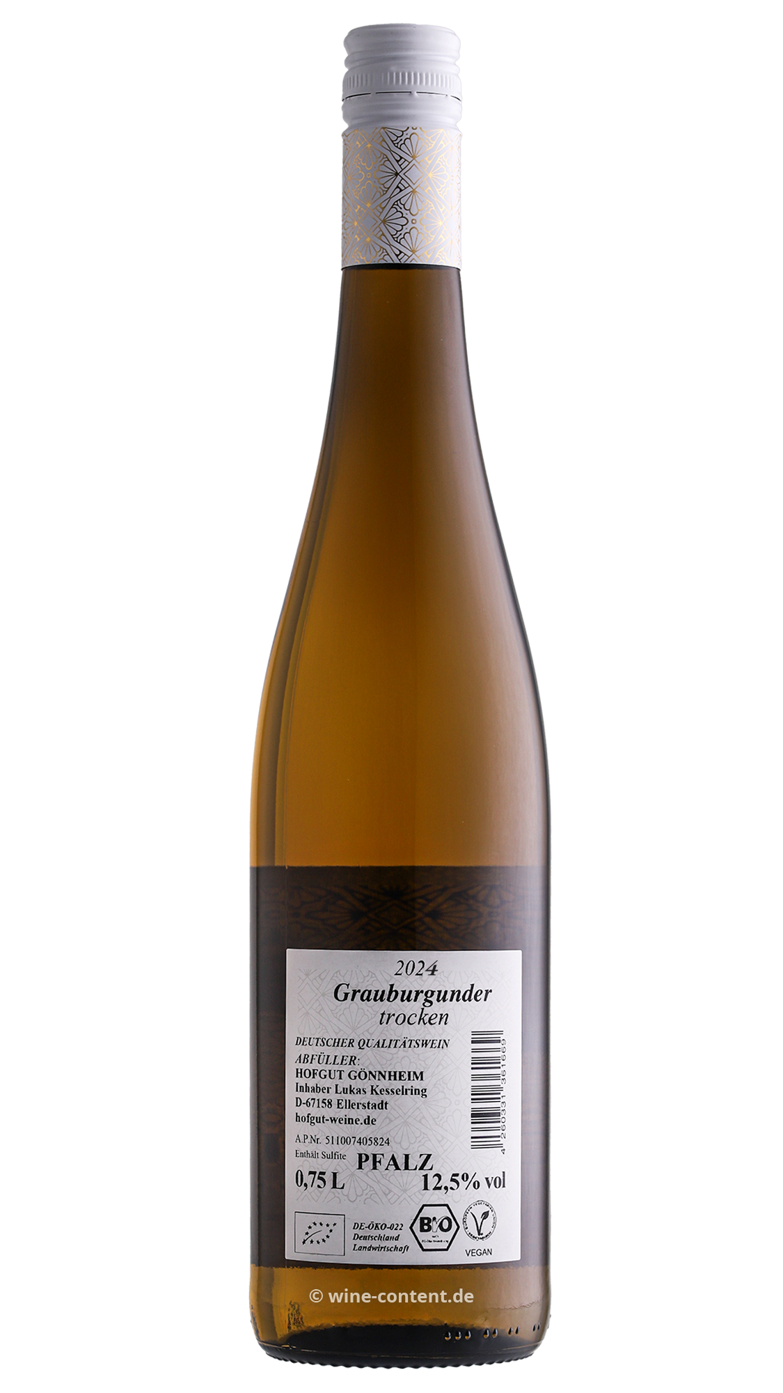 6er-Sparpaket Grauburgunder 2024 Gönnheim Bio