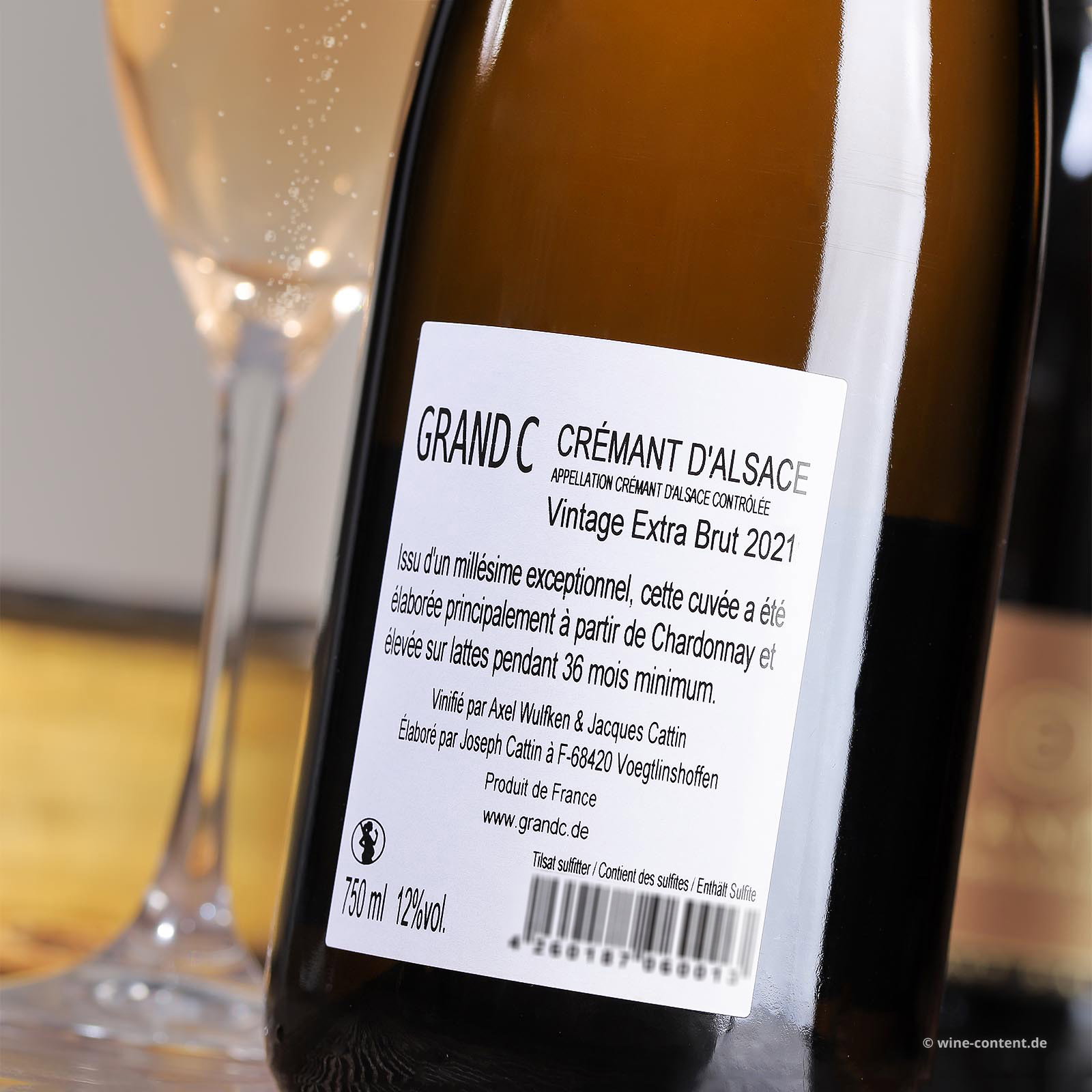 Crémant d'Alsace Chardonnay 2021 Extra Brut