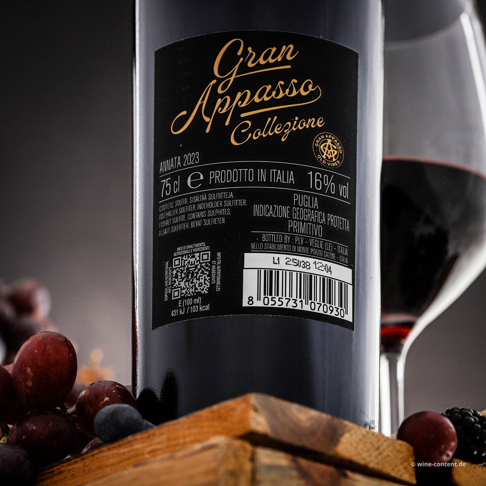 Primitivo 2023 Gran Appasso Collezione Primitivo 2023 Gran Appasso Collezione