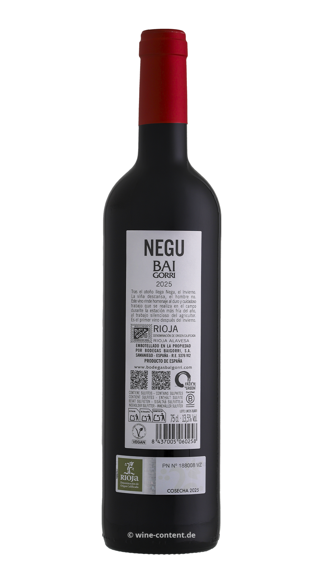 6er-Sparpaket Rioja 2025 Negu