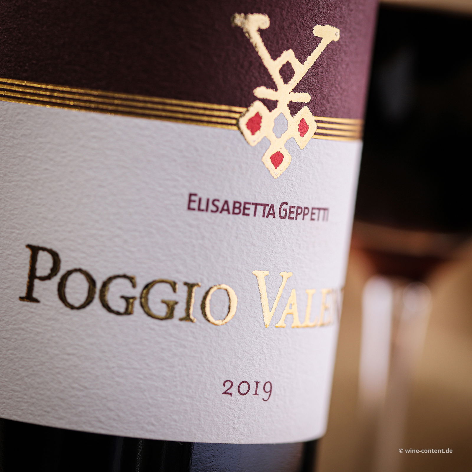 6er-Holzkiste Poggio Valente 2019