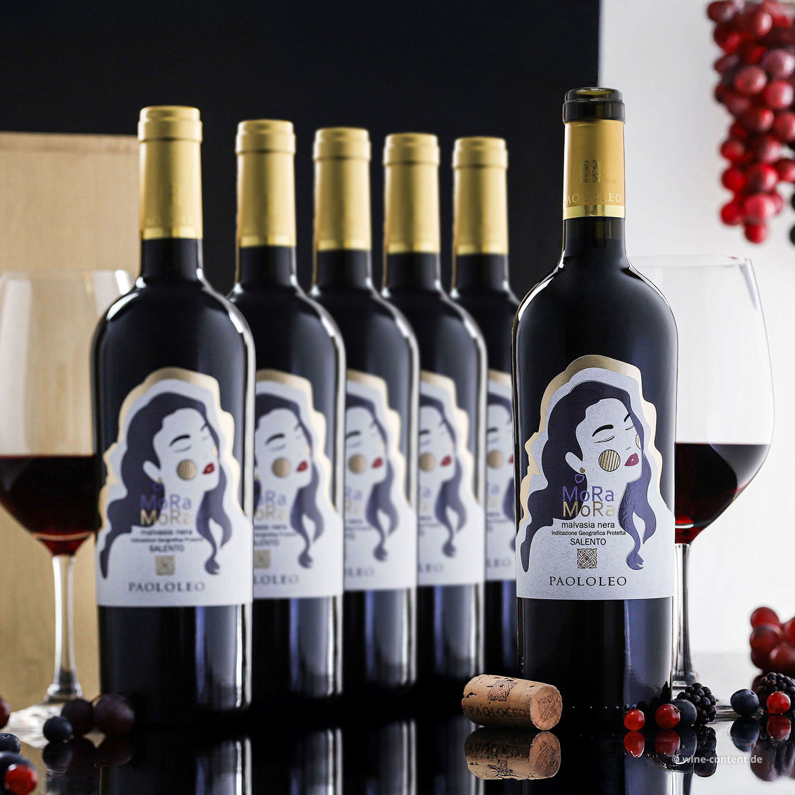 6er-Sparpaket Malvasia Nera Salento 2023 Moramora