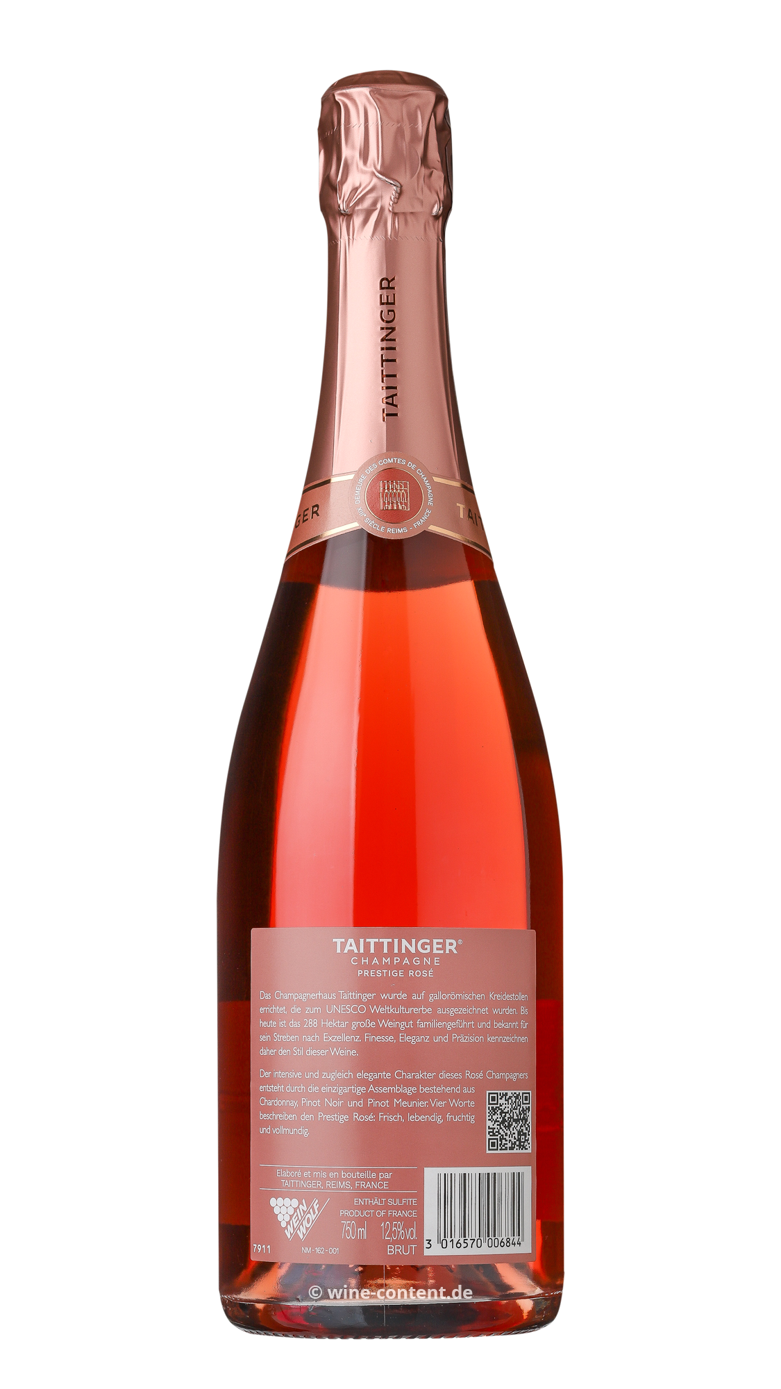 Prestige Taittinger - Brut Champagner Rosé