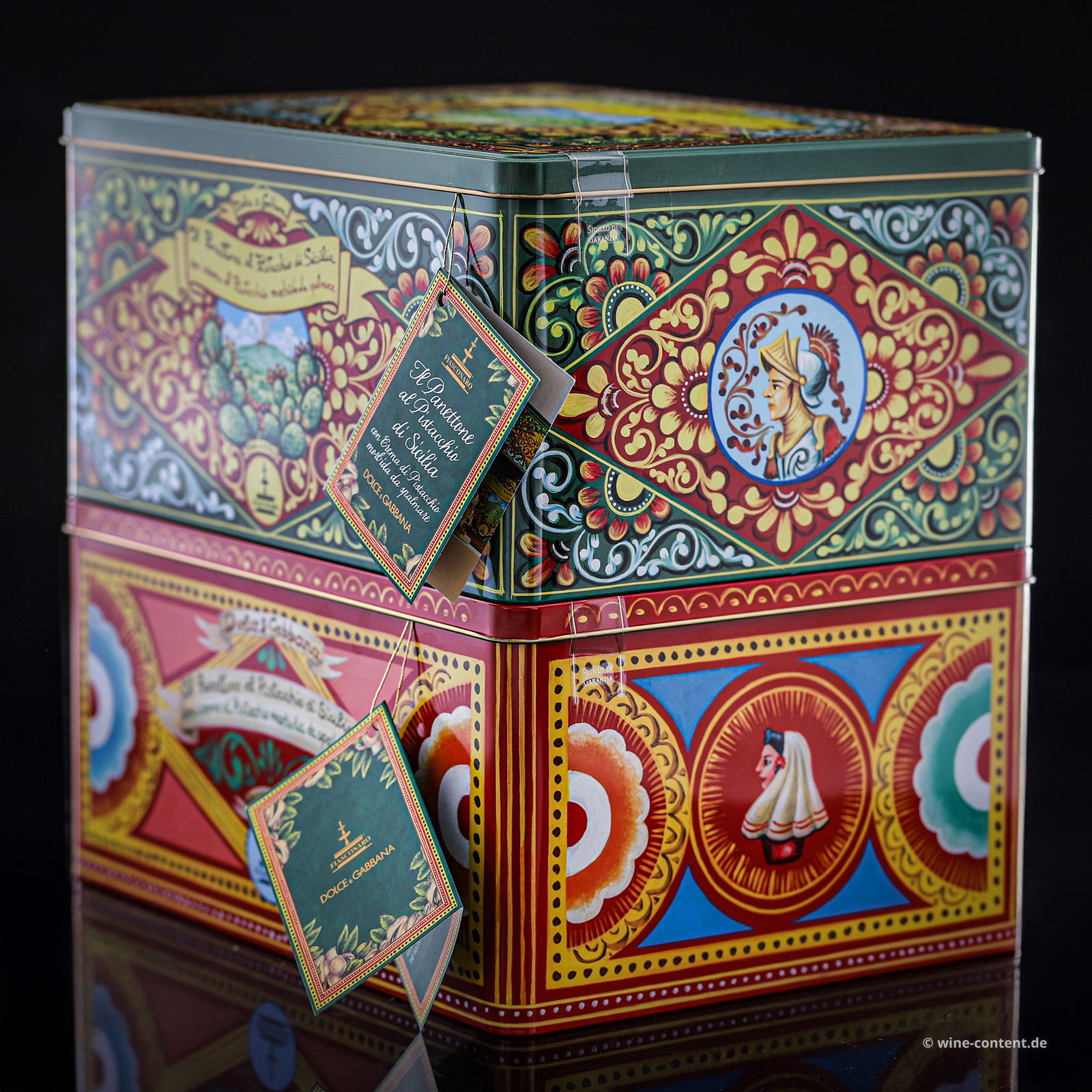 2x Panettone mit sizilianischen Pistazien Dolce & Gabbana 2x Panettone mit sizilianischen Pistazien Dolce & Gabbana