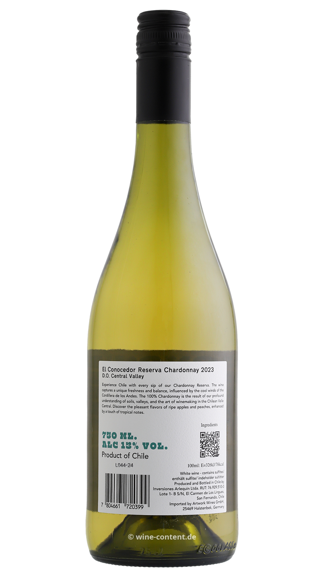 Chardonnay Reserva 2023 El Conocedor Chardonnay Reserva 2023 El Conocedor
