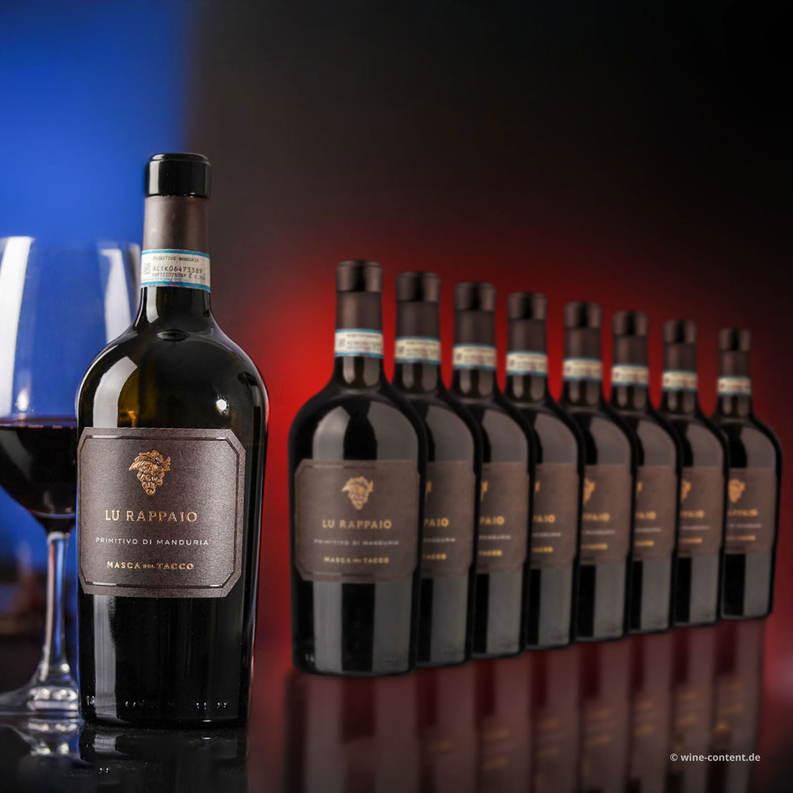 9er-Sparpaket Primitivo di Manduria 2023 Lu Rappaio 9er-Sparpaket Primitivo di Manduria 2023 Lu Rappaio