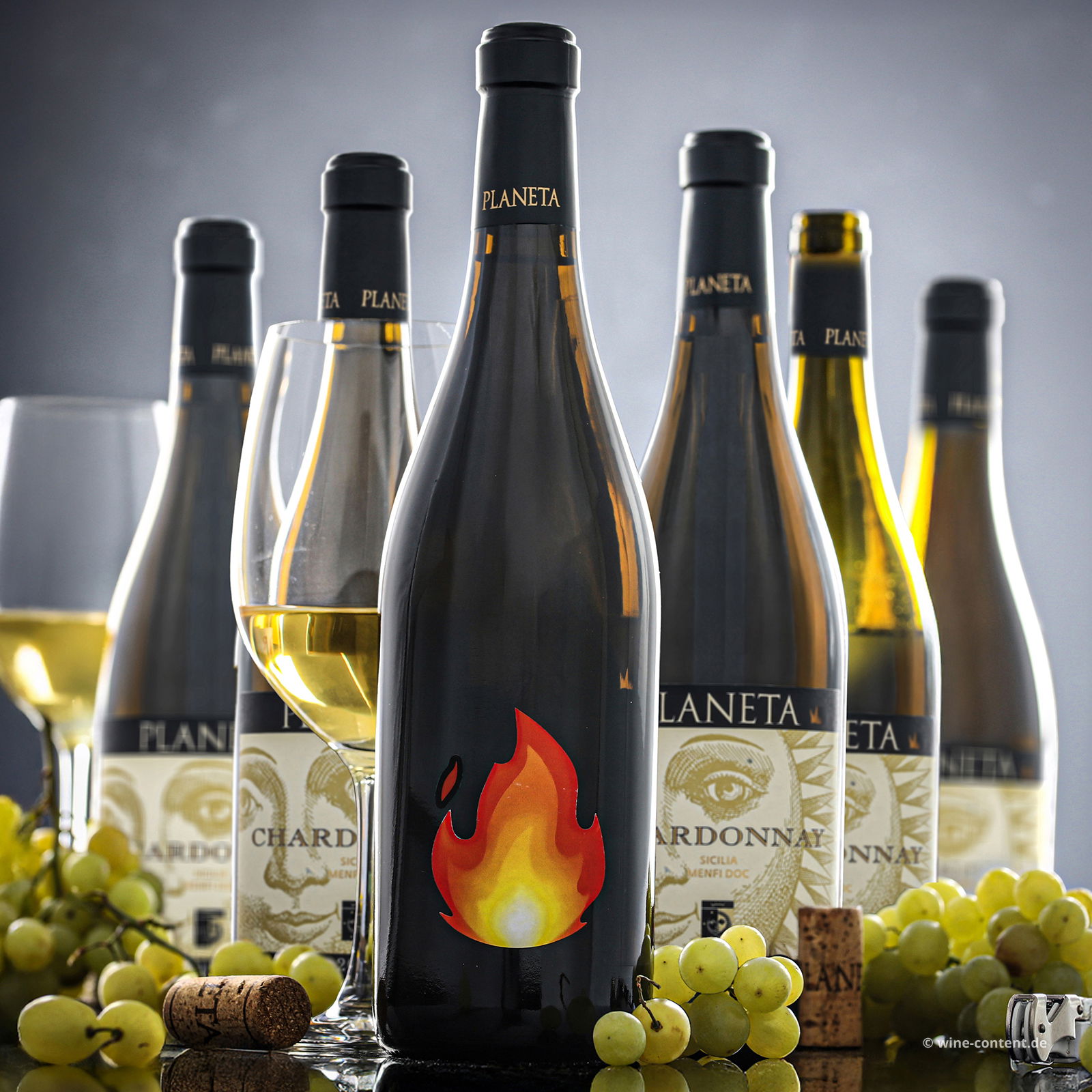 6er-Sparpaket Chardonnay Sicilia Menfi 2024 Bio Jubiläumsetikett