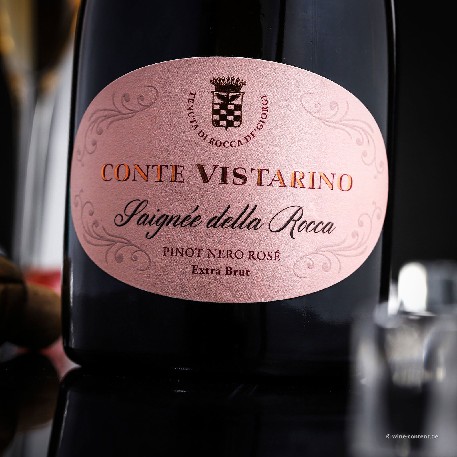 Spumante Rosé Saignée della Rocca Extra Brut