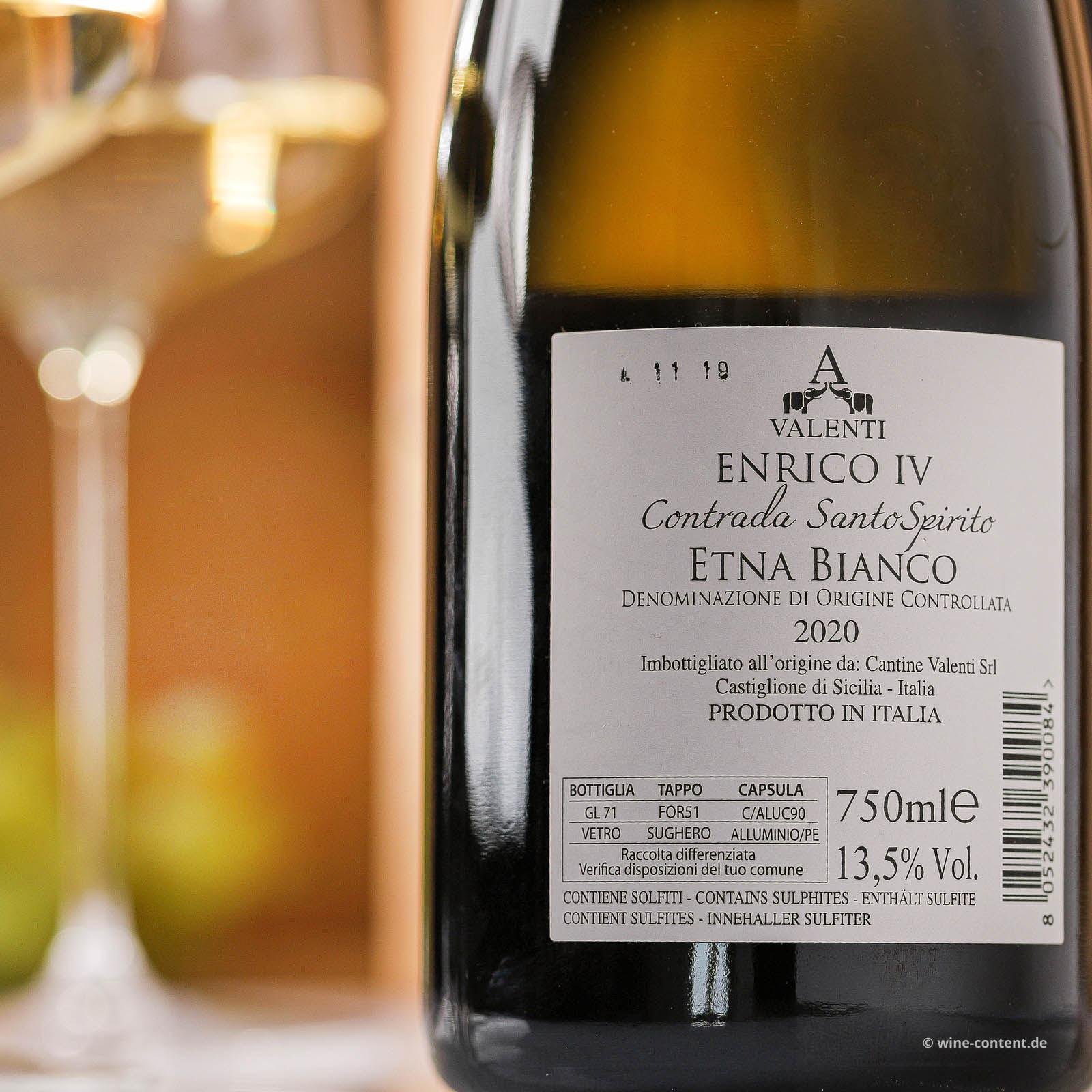 Etna Bianco 2020 Contrada Santo Spirito Bio Etna Bianco 2020 Contrada Santo Spirito Bio
