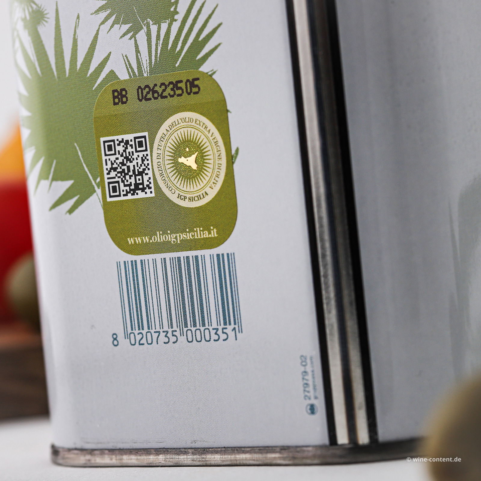 3 L Olivenöl Extra Vergine Sicilia 2025 Bio Kanister