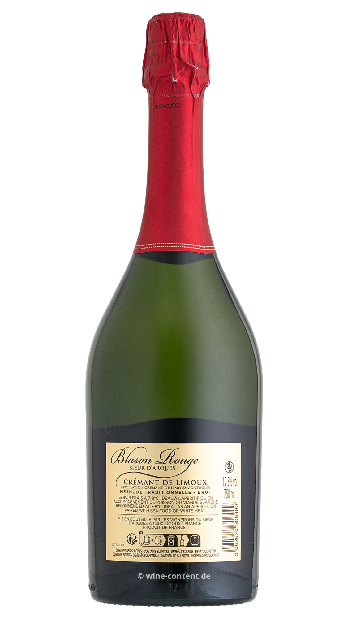 6er-Sparpaket Crémant de Limoux Blason Rouge Brut